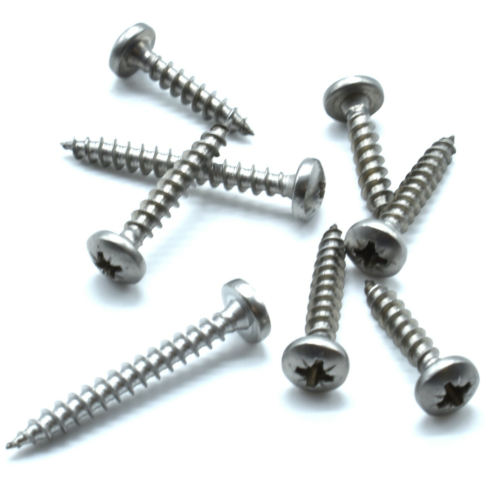 4mm WOOD SCREWS FULL SINGLE THREAD POZIDRIVE MULTI PURPOSE COUNTERSUNK CHIPBOARD