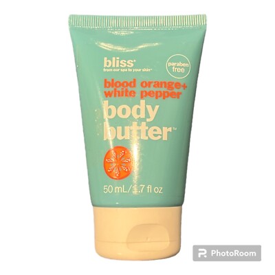 BLISS Body Butter Maximum Moisture Cream Blood Orange + White Pepper  1.7oz