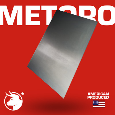 Metoro Industrial 20 Gauge 12'' x 24'' Mild Steel Plate  -  CRS weldable, magnetic