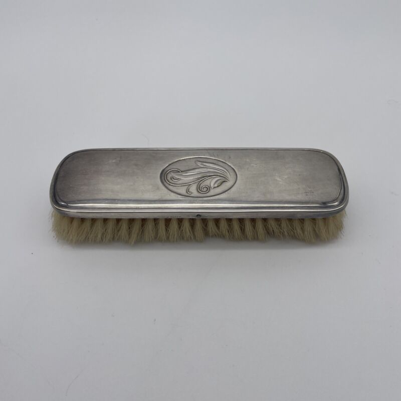 ANTIQUE ALPACCA SILVER SHOES BRUSH CLEANER