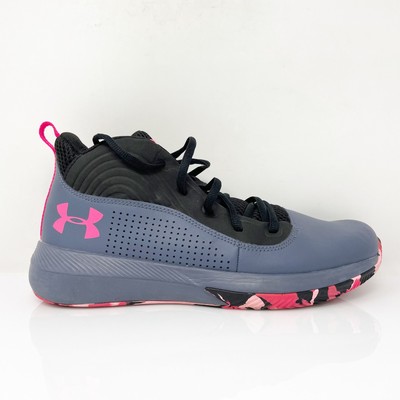 

Under Armour Boys Lockdown 4 3022123-402 Серые повседневные кроссовки Кроссовки Размер 7Y, Серый, Lockdown 4