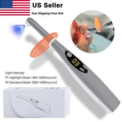Dental Wireless Cordless LED Cure Curing Light Lamp 3 Second Tool Resin Cure 3s