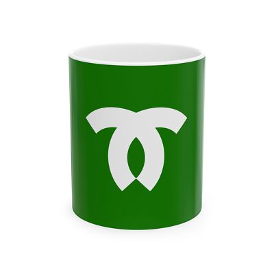 Flag of Kobe Japan - White Coffee Mug