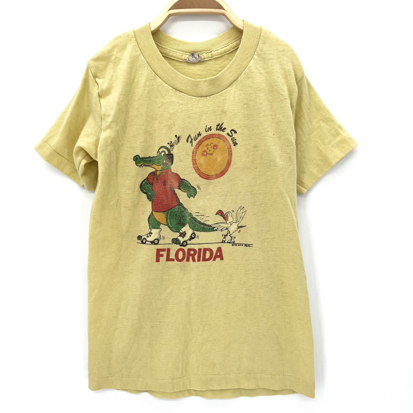 Vintage 80's Single Stitch Florida Shirt Kids Size L 10-12