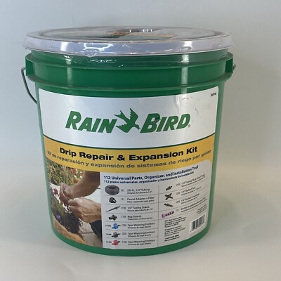Rain Bird Drip Irrigation Repair and Expansion Kit DRIPPAILQ Raised Bed Water