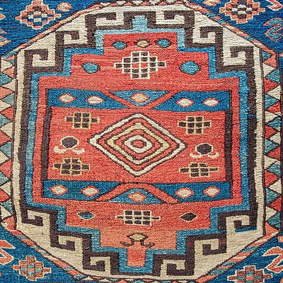 AN EXCEPTIONAL ANTIQUE SUMAK ARMENIAN CAUCASIAN SHAHSAVAN