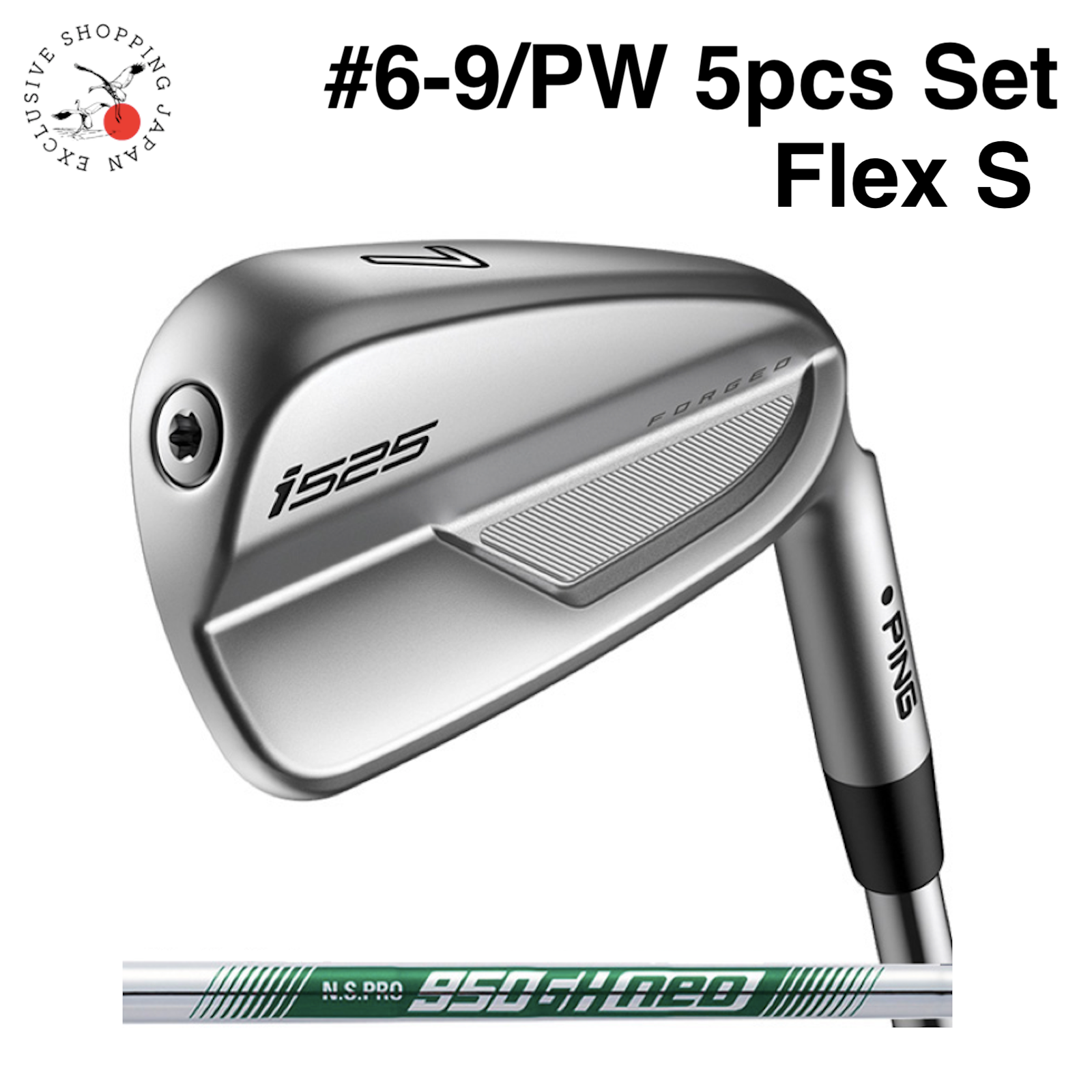 PING Golf i525 Iron Set #6-9 + PW 5pcs Set NS PRO 950GH Neo
