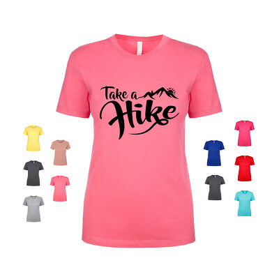 Take A Hike outdoor nature mountains adventure travel explore Women's T Shirt