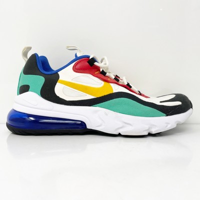 Разноцветные кроссовки Nike Air Max 270 React BQ0103-001 для мальчиков, размер 6,5 лет