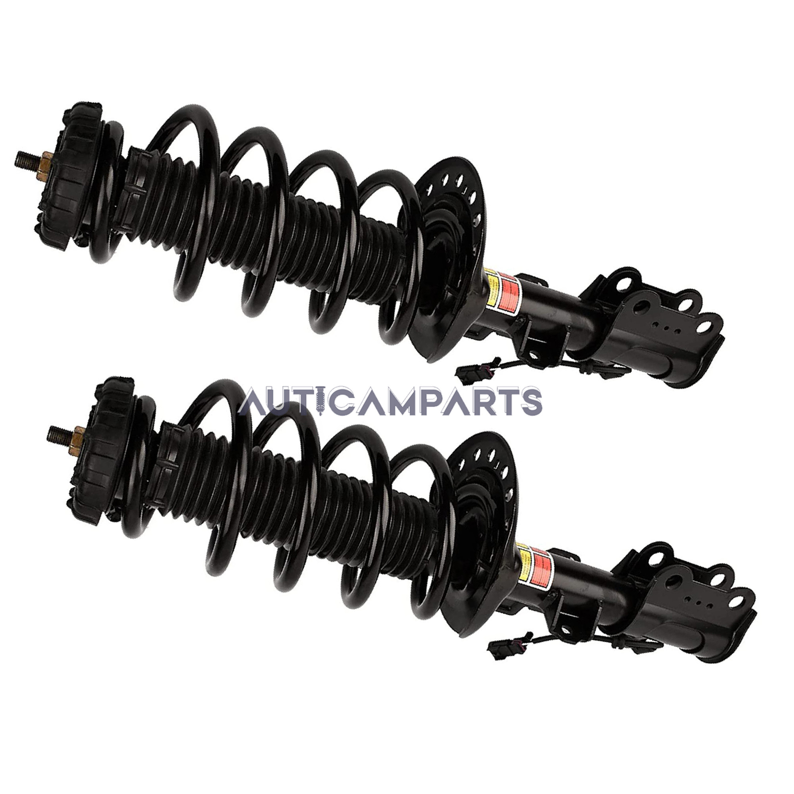 Pair Front Shock Absorber Strut Assys for 2010-2016 Cadillac SRX w/ Electric