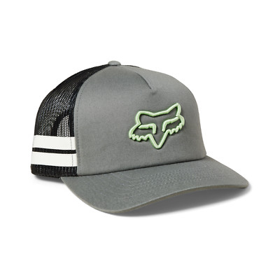 Fox Racing Womens Boundary Trucker Snapback Hat Pewter One Size