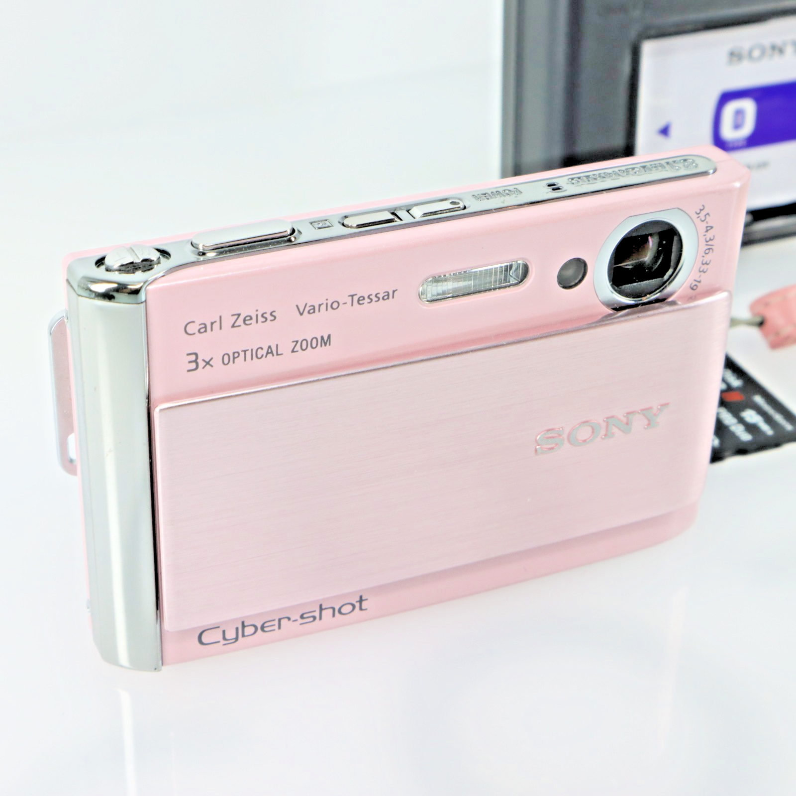 Top Mint】SONY DSC-T70 Digital Camera Pink Cyber Shot 3.0x