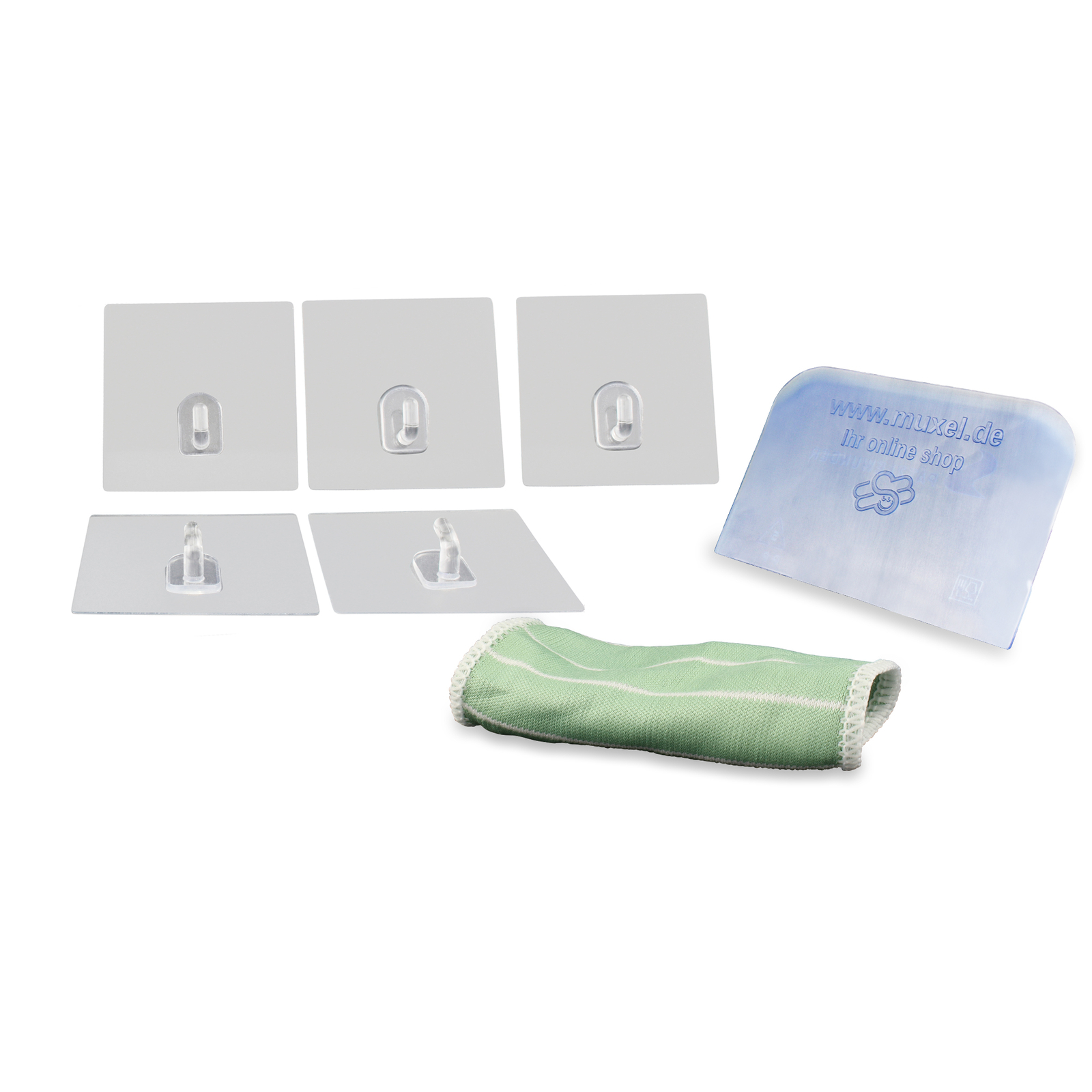 Magische Wand-Zauberhaken der Wunderhaken hält ohne Bohren und Kleben 5er Set