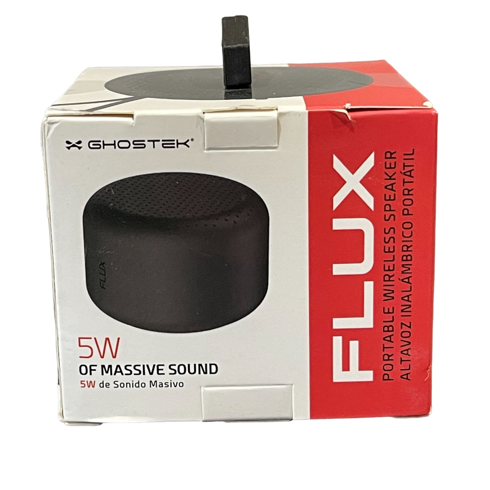 New Ghostek Flux Portable Wireless Speaker Music Camping Backpacking Hiking