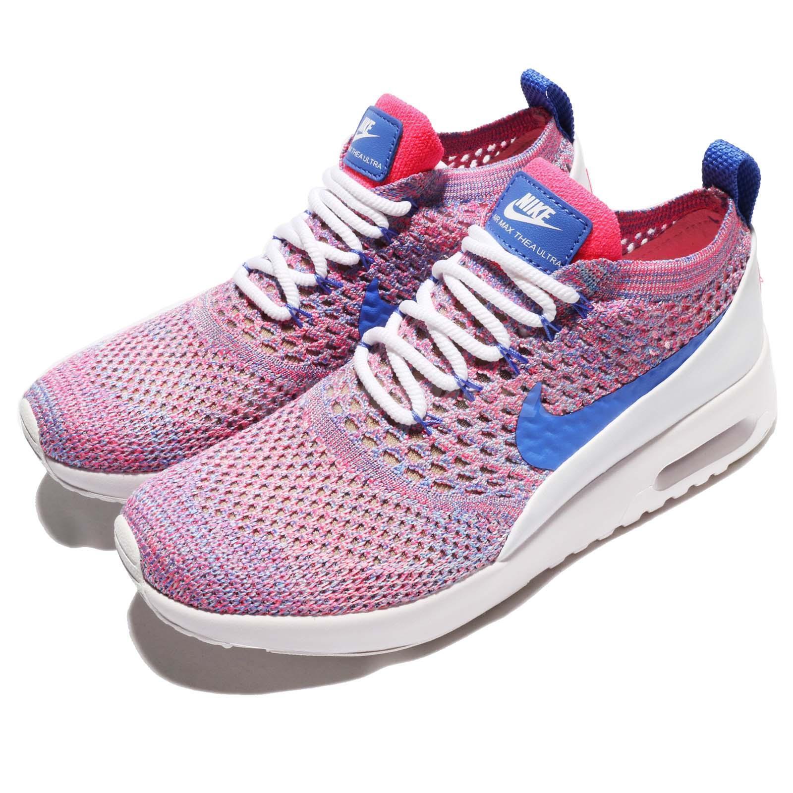 Nike Air Max Thea Ultra FK Flyknit Rosa/Blu Donna Scarpe da Corsa 881175-100 | eBay
