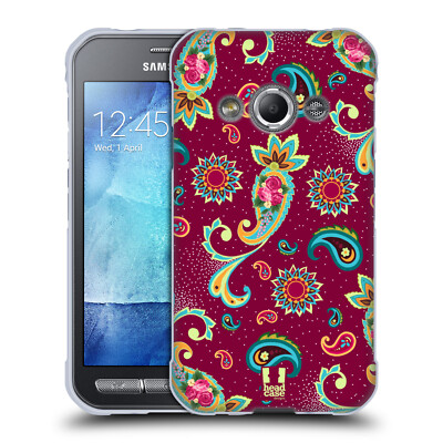 HEAD CASE DESIGNS CHIC PAISLEY SOFT GEL CASE FOR SAMSUNG PHONES 4