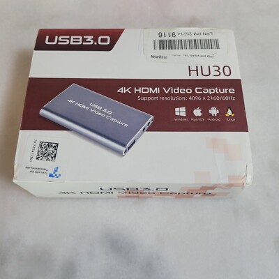Usb 3.0 4k Hdmi Video Capture HU30