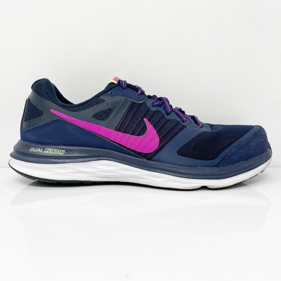

Nike Womens Dual Fusion X 709501-402 Синие кроссовки для бега Размер 7,5, Синий, Dual Fusion X