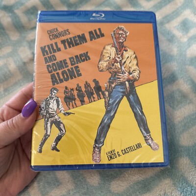 Kill Them All and Come Back Alone (RARE BLURAY) NEW** Kino Lorber! Chuck Norris