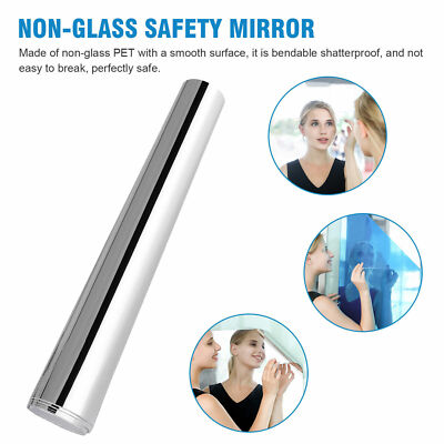 Mirror Reflective Kitchen Wall Stickers Self Adhesive Tile Film Paper Home Decor