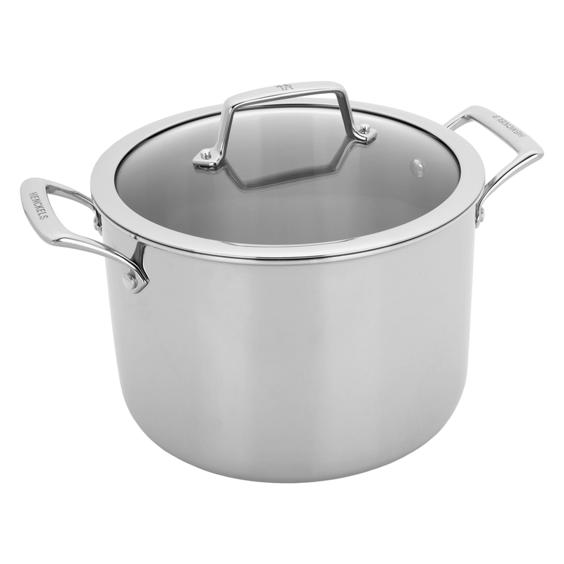 Henckels Tri-Ply Clad Stainless Steel 12-piece Cookware Set, NEW