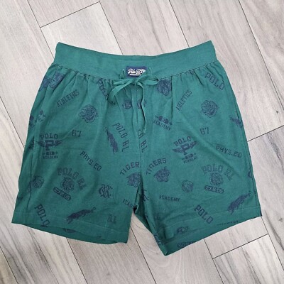 Polo Ralph Lauren Sleepwear Green Phys. Ed. Lounge Shorts Medium NWOT