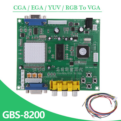 5V Arcade Game RGB CGA EGA YUV to VGA HD Game Video Converter Output Board Y6B0