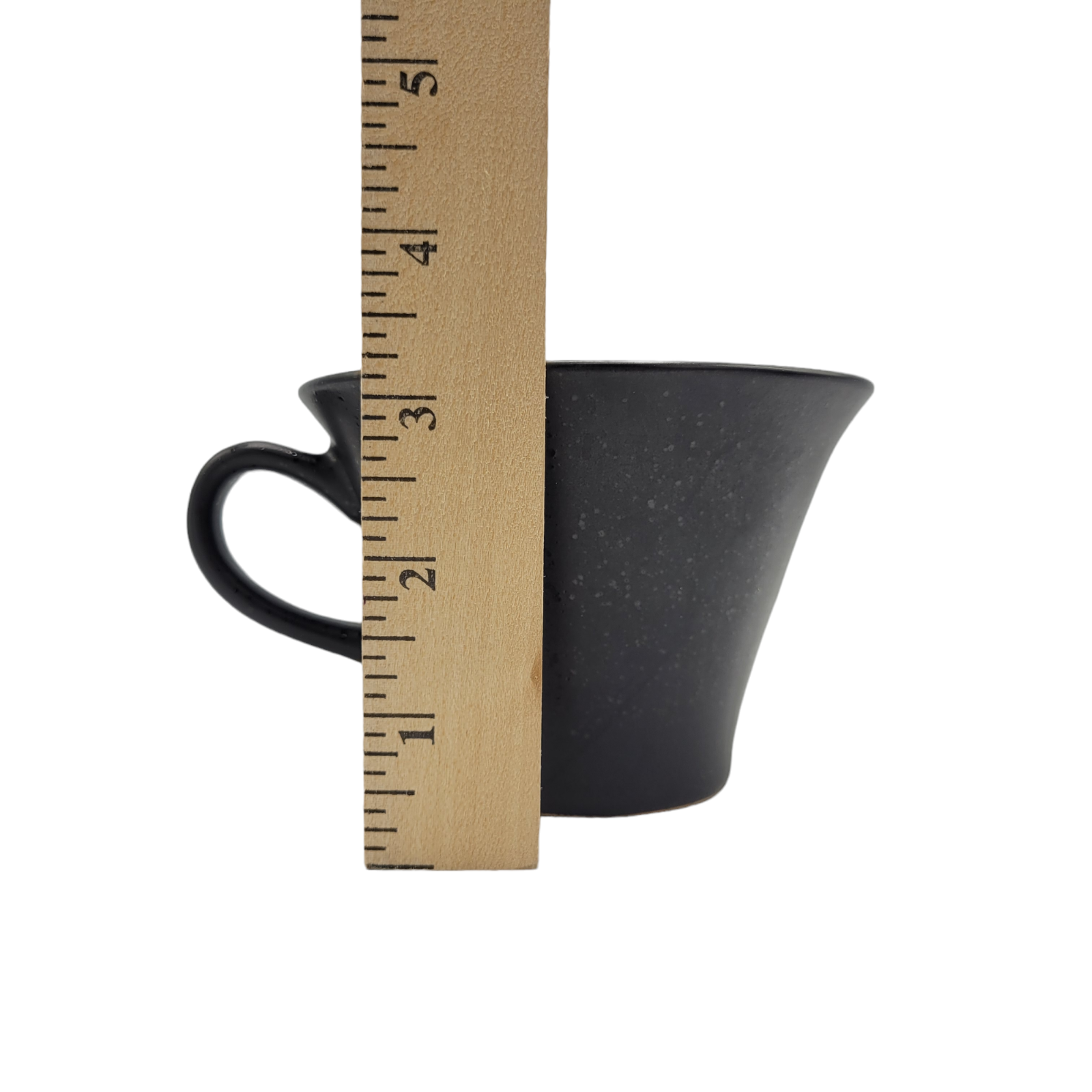 2 Gabbay Fusion Wasabi Mugs by Gibson Green Speckled Tea Coffee Cups Flare Rim