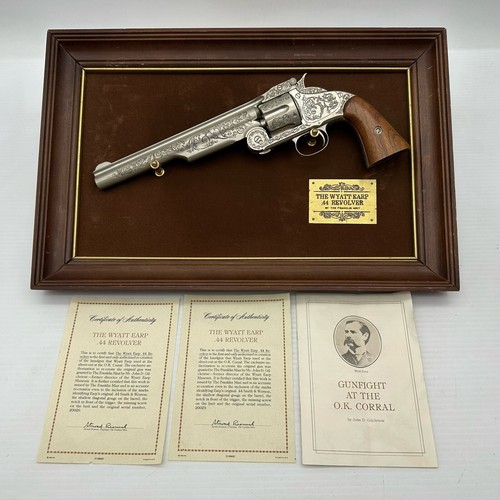 フランクリンミントのワイアット・アープ .44 リボルバー モデル ガン