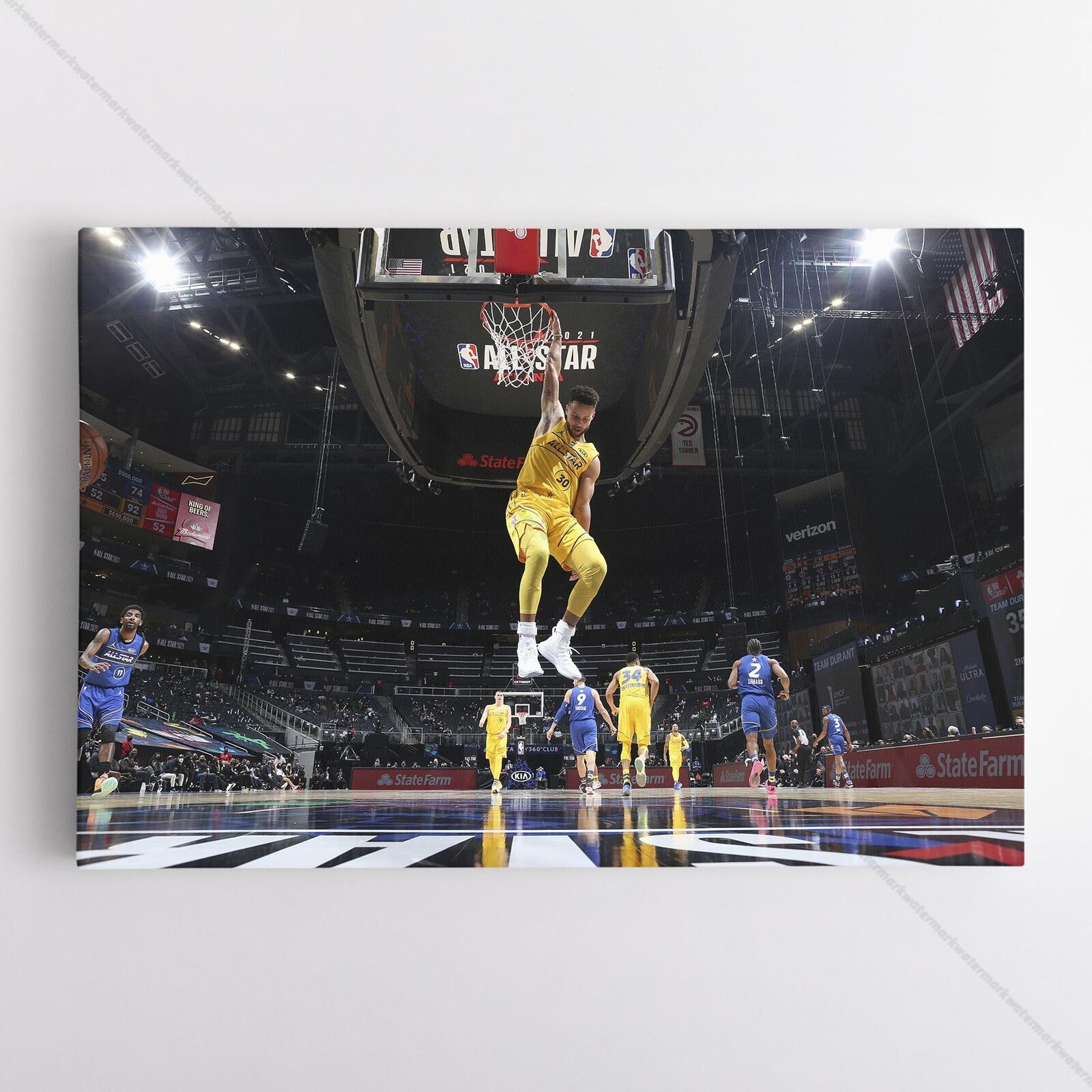 Steph Curry Poster NBA Basketball Stephen Curry Warriors Print #6