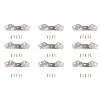 12 Pcs Multifunctional Corner Code Universal Stainless Steel Furniture Corner...