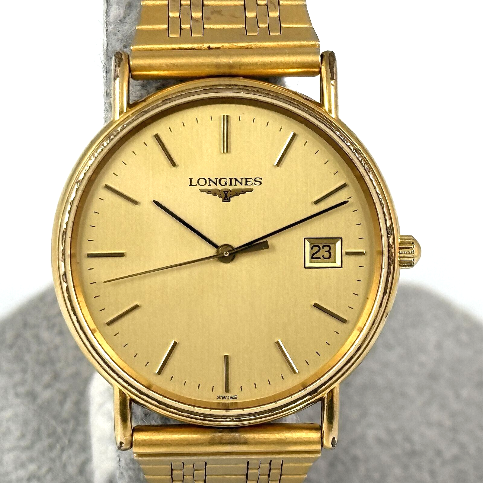 LONGINES L4.636.2 L.263.2 DATE MEN'S GOLD PLATED VINTAGE LONGINES L4.636.2 L.263.2 DATE MEN'S GOLD PLATED VINTAGE