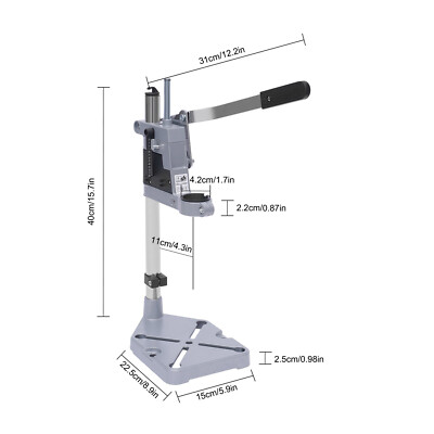 0-60mm Single-hole Electric Adjustable Drill Press Stand Adjustable Height