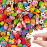 180pcs Random Mini Erasers for Kids, Bulk Cute Pencil Erasers Small Fun Erasers for Classroom Rewards Party Favors Gift Filling Eraser
