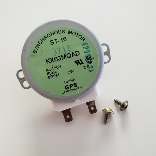 Open Box 120V Microwave Turntable Motor ST-16 KX63MQAD WB26X0186