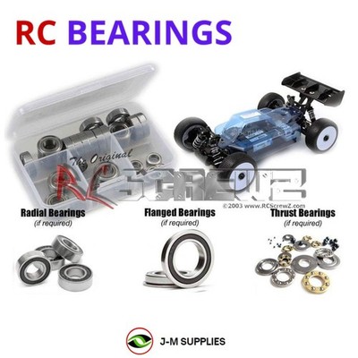 RCScrewZ Rubber Shielded Bearings xra047r for XRAY XB9E 1/8 4WD (350151) | SET
