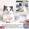 Big Hand Painted Cat Squishy Toys，Large Cute Ultra Soft Kitty Squeeze Fidget Toys for Stress Relief ,Kawaii Squishies Sticky Animal Toys for Adults Kids,Decompression Sensory Balls Toys for Autism