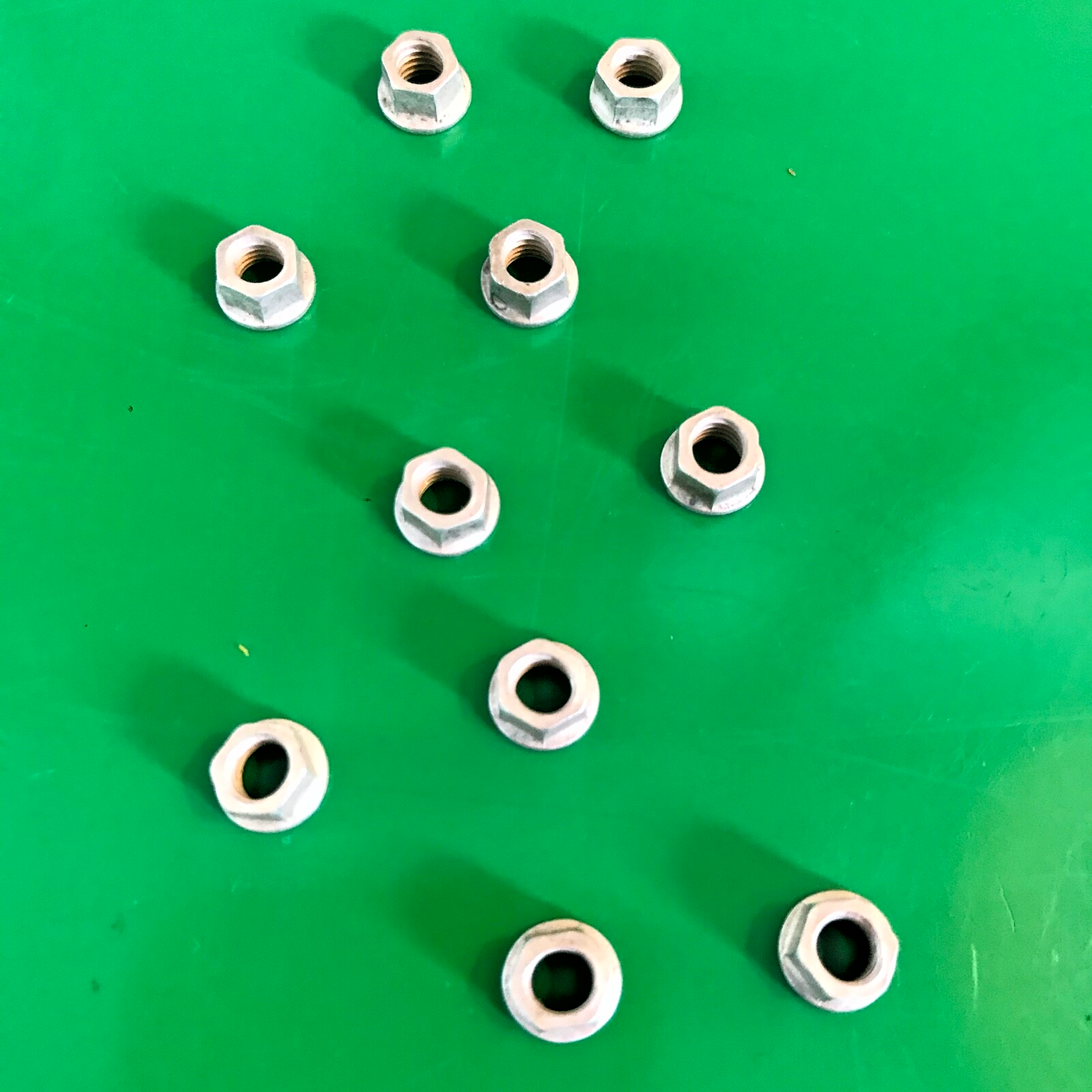 MS21046C3 Aircraft Self Locking Nut 10-32 Silver Plated Heat Resistant NEW
