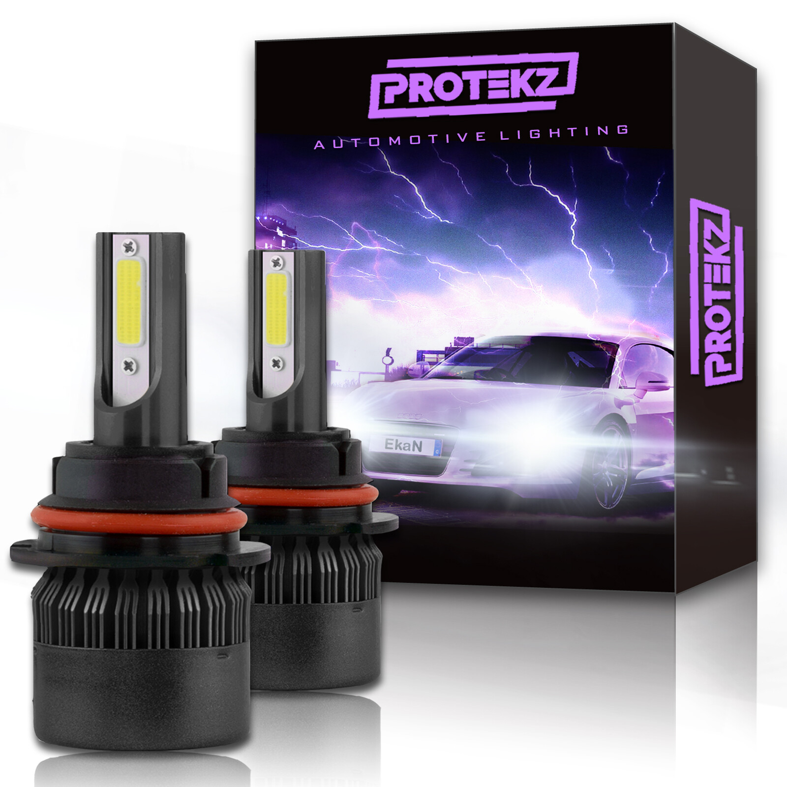 LED Headlight Protekz Conversion Kit 100W 30000LM for 2007-2012 Dodge Nitro