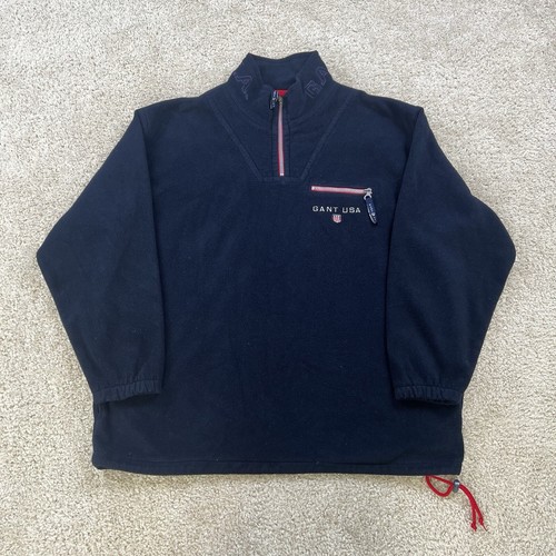 VTG Gant U.S.A American Sportswear The Rugger Fleece 1/4