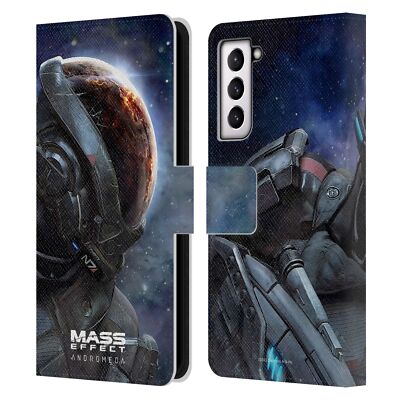 EA BIOWARE MASS EFFECT ANDROMEDA GRAPHICS LEATHER BOOK CASE FOR SAMSUNG PHONE 4