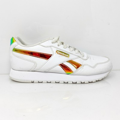 

Reebok Womens Classic Harman Run S FV6858 Белая повседневная обувь Кроссовки Размер 6.5, Белый, Classic Harman Run S