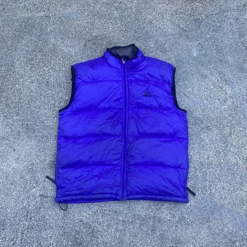 ジャケット・アウター 90s 00s NIKE ACG Goose Down Vest M vintage 90' nike acg goose down vest Size Xl Blue | eBay