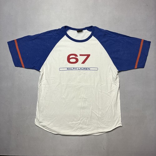Vintage 90s Ralph Lauren Polo Jeans 67 Raglan T Shirt L | eBay