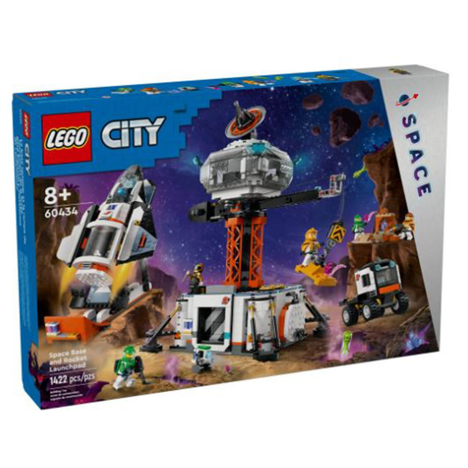 Конструктор LEGO City Космическая база и стартовая площадка для ракет 60434 НОВЫЙ
