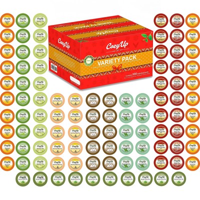 10 Flavor | Variety Tea Sampler Pack | Compatible with Keurig KCup Brewers
