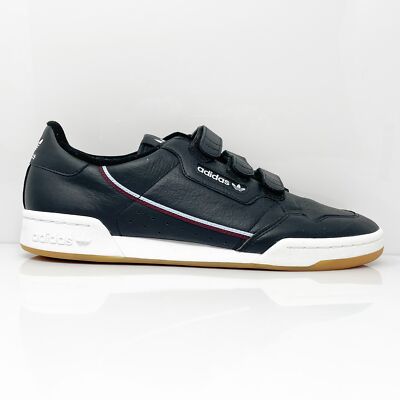 Adidas Mens Continental 80 EE5360 Черная повседневная обувь Кроссовки Размер 14