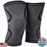 RiptGear Knee Compression Sleeve - 2 Pack - Braces for Knee Pain - Compression for Arthritis, Meniscus Tear, Running - Support for Women and Men - Sleeves Weightlifting (X-Large, Gray (2 Pack))