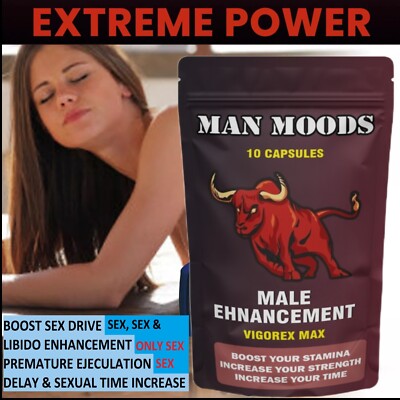 Strong Male Enhancement SEX Power Stamina Rock Hard Performance 10pills Pack