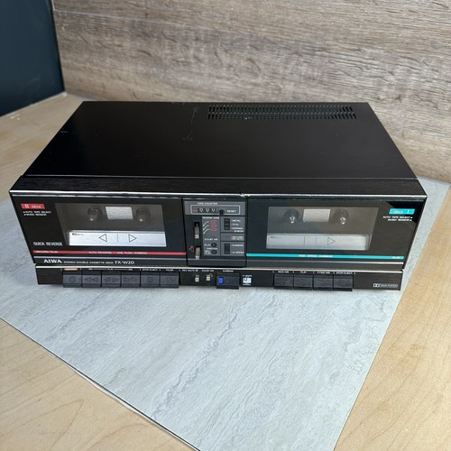 Vintage Aiwa FX-W20 Stereo Double Cassette Deck Vintage
